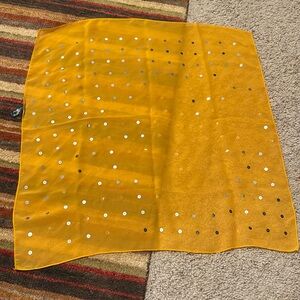 Orange and yellow scarf